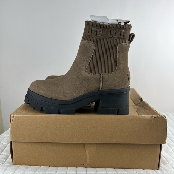 Ugg Brooklyn Chelsea Boot in Hickory Size 12 NWB - Picture 9 of 13